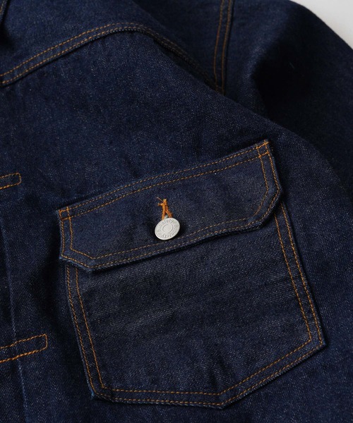 Subciety(サブサエティ)の「Japan denim jkt 47'(デニムジャケット・メンズ・インディゴブルー・SMALL/MEDIUM/LARGE/X-LARGE)」の21枚目の写真