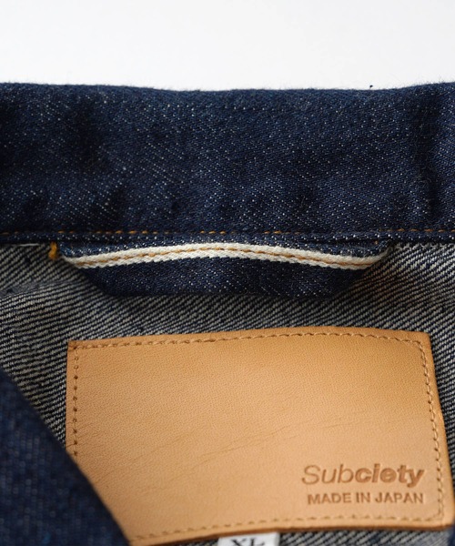 Subciety(サブサエティ)の「Japan denim jkt 47'(デニムジャケット・メンズ・インディゴブルー・SMALL/MEDIUM/LARGE/X-LARGE)」の22枚目の写真