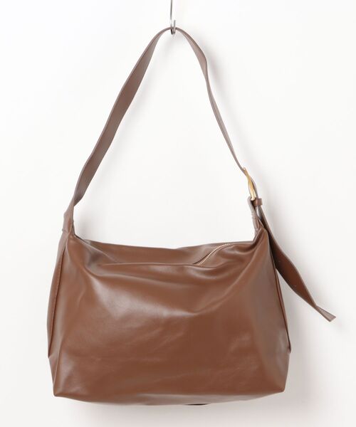 Burner(バーナー)の「【OKUOKU 0909】大容量フェイクレザー ショルダーバッグ oku-bag-10-31【RBTS】(ショルダーバッグ・レディース・グレー/ブラウン/ブラック・FREE)」の21枚目の写真