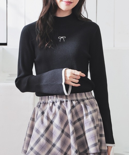 フレア袖ニット（ニット/セーター）｜Honeys（ハニーズ）の