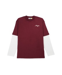 MSGM KIDS（エムエスジーエムキッズ）の「MSGM MILANO レイヤードロングスリーブTシャツ（Tシャツ/カットソー）」