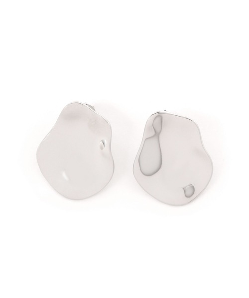 GLOBAL WORK（グローバルワーク）の「ステンレスBIGマメピアス/595399（ピアス（両耳用）・レディース・シルバー/ゴールド・FREE）」の2枚目の写真