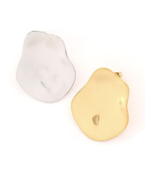 GLOBAL WORK（グローバルワーク）の「ステンレスBIGマメピアス/595399（ピアス（両耳用）・レディース・シルバー/ゴールド・FREE）」の3枚目の写真