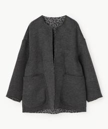 新品❣️TOMORROWLAND collection ノーカラーコート TOMORROWLAND collection ノーカラーコート コート ピュア