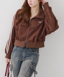 Another Branch olive des olive | 【丈が選べる！】スエードポンチトラックジャケット(ブルゾン)