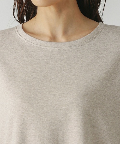 GLOBAL WORK(グローバルワーク)の「Fffit エフィット/汚れ落ちやすい長袖T/580820(Tシャツ/カットソー・レディース・ベージュ/ネイビー/ホワイト系その他2/ブラック・MEDIUM/SMALL/LARGE/X-LARGE)」の13枚目の写真