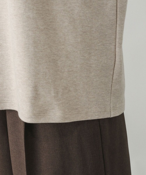 GLOBAL WORK(グローバルワーク)の「Fffit エフィット/汚れ落ちやすい長袖T/580820(Tシャツ/カットソー・レディース・ベージュ/ネイビー/ホワイト系その他2/ブラック・MEDIUM/SMALL/LARGE/X-LARGE)」の5枚目の写真