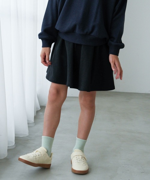 FOUND GOOD（ファウンドグッド）の「G/ウラケフレアスカート（スカート・キッズ・グレー系5/ブラック/ピンク系2・120cm/130cm/140cm/150cm）」の2枚目の写真