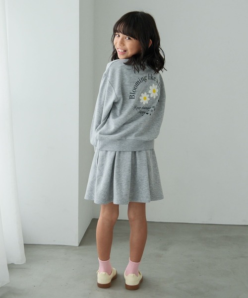 FOUND GOOD（ファウンドグッド）の「G/ウラケフレアスカート（スカート・キッズ・グレー系5/ブラック/ピンク系2・120cm/130cm/140cm/150cm）」の9枚目の写真