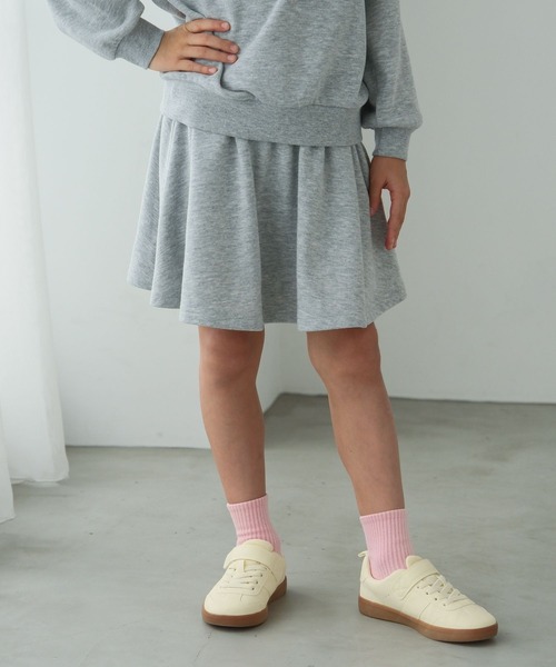 FOUND GOOD（ファウンドグッド）の「G/ウラケフレアスカート（スカート・キッズ・グレー系5/ブラック/ピンク系2・120cm/130cm/140cm/150cm）」の10枚目の写真