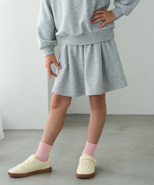 FOUND GOOD（ファウンドグッド）の「G/ウラケフレアスカート（スカート・キッズ・グレー系5/ブラック/ピンク系2・120cm/130cm/140cm/150cm）」の11枚目の写真