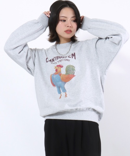 Lee（リー）の「Lee（リー）VINTAGE PRINT SWEAT/ヴィンテージフォトプリントスウェットトレーナー メンズ レディース ユニセックス（スウェット・メンズ・グレー系/グレー系1/グレー系2・M/L/XL）」の19枚目の写真