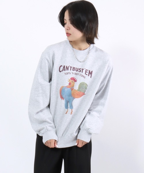 Lee（リー）の「Lee（リー）VINTAGE PRINT SWEAT/ヴィンテージフォトプリントスウェットトレーナー メンズ レディース ユニセックス（スウェット・メンズ・グレー系/グレー系1/グレー系2・M/L/XL）」の18枚目の写真