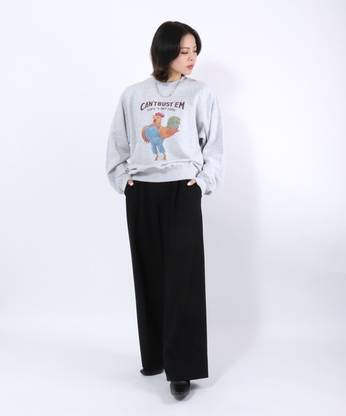 Lee（リー）の「Lee（リー）VINTAGE PRINT SWEAT/ヴィンテージフォトプリントスウェットトレーナー メンズ レディース ユニセックス（スウェット・メンズ・グレー系/グレー系1/グレー系2・M/L/XL）」の16枚目の写真