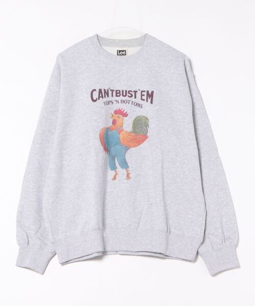 Lee（リー）の「Lee（リー）VINTAGE PRINT SWEAT/ヴィンテージフォトプリントスウェットトレーナー メンズ レディース ユニセックス（スウェット・メンズ・グレー系/グレー系1/グレー系2・M/L/XL）」の13枚目の写真