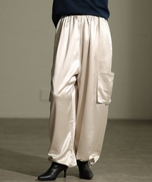 カーゴパンツ（ホワイト/白色系・サテン）ファッション通販 - ZOZOTOWN