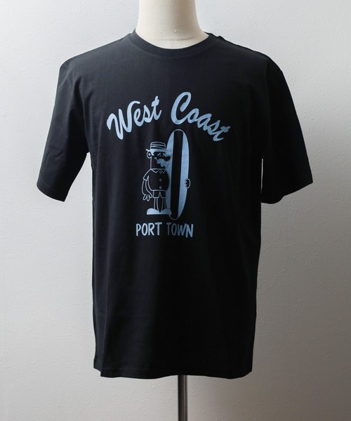 ARCHIVER(アーカイバ)の「【Bl】【Bling leads】West Coast Print Tee(Tシャツ/カットソー・メンズ・チャコールグレー/ブラック/ホワイト・LARGE/X-LARGE/MEDIUM)」の3枚目の写真