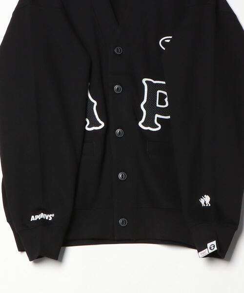 A BATHING APE エイプ カーディガン AAPE SWEAT CARDIGAN(カーディガン/ボレロ)|AAPE BY A