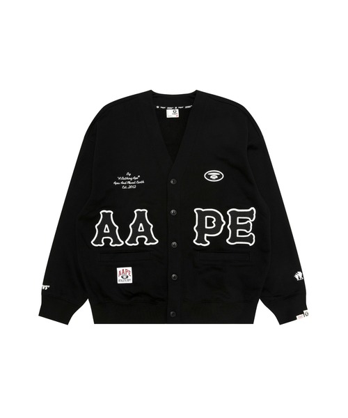 A BATHING APE エイプ カーディガン AAPE SWEAT CARDIGAN(カーディガン/ボレロ)|AAPE BY A