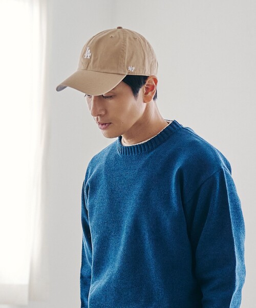 '47（フォーティーセブン）の「47CLEAN UP LA MINIキャップ（キャップ・メンズ・ベージュ/ブラック・FREE）」の6枚目の写真