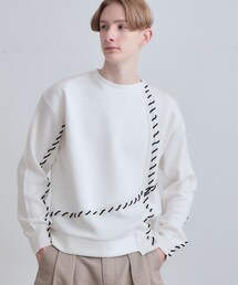 tk.TAKEO KIKUCHI | コードステッチダンボールカットソー(Tシャツ/カットソー)