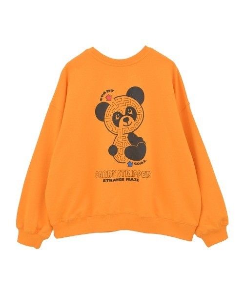 Candy Stripper（キャンディストリッパー）の「CANDY MAZE スウェット（スウェット・レディース・ブラック/ネイビー/オレンジ/オフホワイト・FREE）」の4枚目の写真