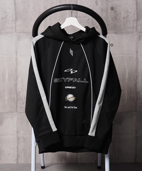 epine ribbon piping zip hoodie パーカー　ブラック epine ribbon piping zip hoodie パーカー ブラック