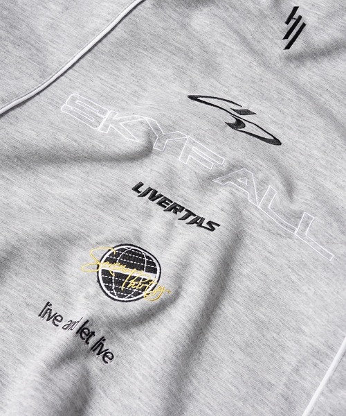 1111clothing(ワンフォークロージング)の「パイピング デザイン パーカー / Piping Design Hoodie(パーカー・メンズ・ネイビー/ブラック/グレー・L/M)」の15枚目の写真