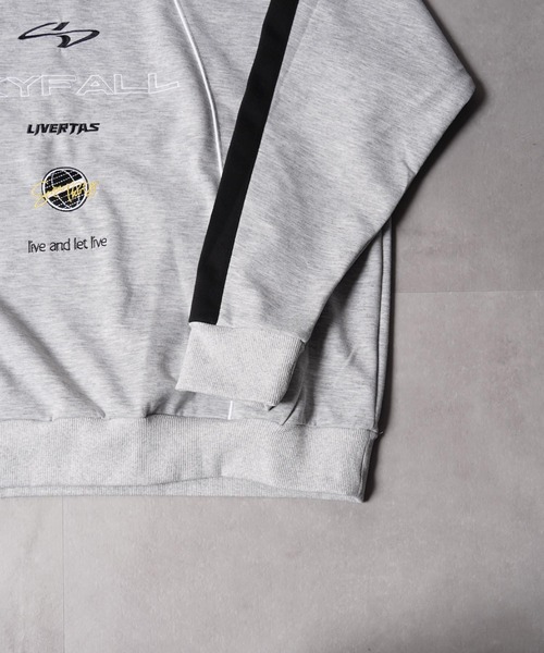 1111clothing(ワンフォークロージング)の「パイピング デザイン パーカー / Piping Design Hoodie(パーカー・メンズ・ネイビー/ブラック/グレー・L/M)」の19枚目の写真