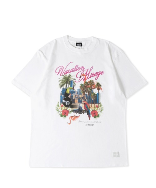 MFC STORE(エムエフシーストア)の「MFC STORE VACATION MIRAGE S/S TEE(Tシャツ/カットソー・メンズ・ブラック/ホワイト・XL/L/M/S/XXL)」の2枚目の写真