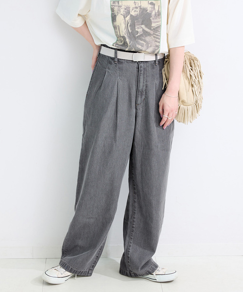 B.C STOCK(ベーセーストック)の「《追加4》ウォッシャブル / DU JOUR/デュ ジュール TROUSER JEAN(デニムパンツ・レディース・チャコールグレー/ネイビー/ブルー系その他・36/38)」の14枚目の写真
