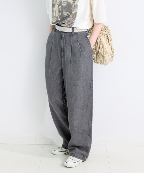 B.C STOCK(ベーセーストック)の「《追加4》ウォッシャブル / DU JOUR/デュ ジュール TROUSER JEAN(デニムパンツ・レディース・チャコールグレー/ネイビー/ブルー系その他・36/38)」の15枚目の写真