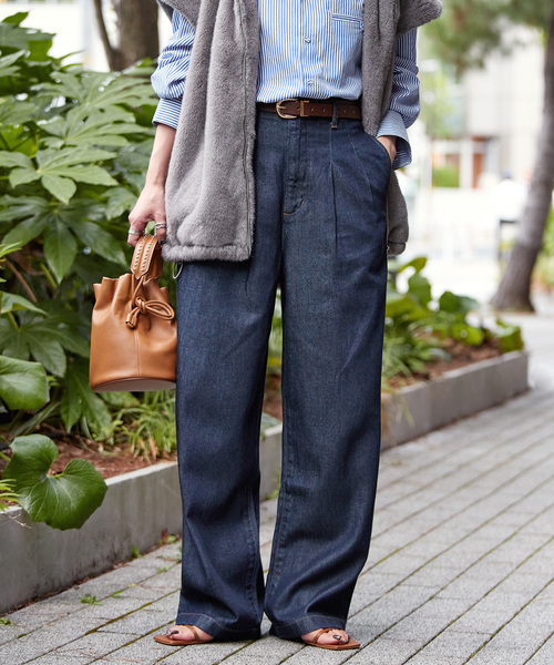 B.C STOCK(ベーセーストック)の「《追加4》ウォッシャブル / DU JOUR/デュ ジュール TROUSER JEAN(デニムパンツ・レディース・チャコールグレー/ネイビー/ブルー系その他・36/38)」の20枚目の写真
