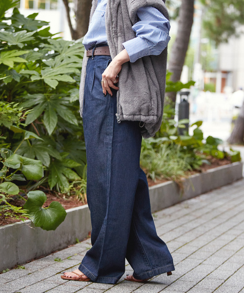 B.C STOCK(ベーセーストック)の「《追加4》ウォッシャブル / DU JOUR/デュ ジュール TROUSER JEAN(デニムパンツ・レディース・チャコールグレー/ネイビー/ブルー系その他・36/38)」の21枚目の写真