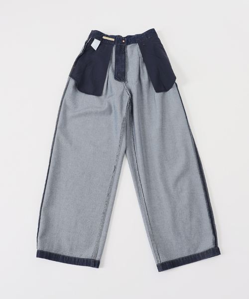 B.C STOCK（ベーセーストック）の「《追加4》ウォッシャブル / DU JOUR/デュ ジュール TROUSER JEAN（デニムパンツ・レディース・チャコールグレー/ネイビー/ブルー系その他・36/38）」の12枚目の写真