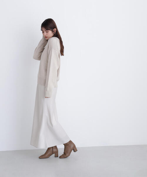 NATURAL BEAUTY BASIC(ナチュラルビューティーベーシック)の「◇スキッパーポロニット(ニット/セーター・レディース・ベージュ/ブルー/グレー・FREE)」の21枚目の写真