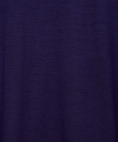 markaware(マーカウェア)の「【markaware/marka】ウォッシャブルウール天竺 / クルーネック(Tシャツ/カットソー・メンズ・パープル/グレー/ブラック・1/2)」の4枚目の写真