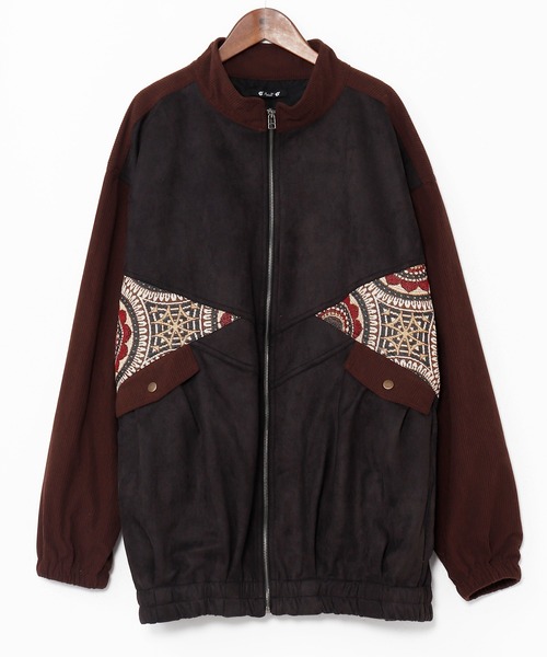 チャイハネ（チャイハネ）の「【チャイハネ】ジポアルMEN'Sジャケット（ブルゾン・メンズ・ブラック/レッド/ベージュ・FREE）」の4枚目の写真