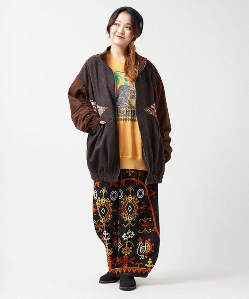 チャイハネ（チャイハネ）の「【チャイハネ】ジポアルMEN'Sジャケット（ブルゾン・メンズ・ブラック/レッド/ベージュ・FREE）」の5枚目の写真