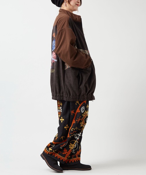 チャイハネ（チャイハネ）の「【チャイハネ】ジポアルMEN'Sジャケット（ブルゾン・メンズ・ブラック/レッド/ベージュ・FREE）」の8枚目の写真