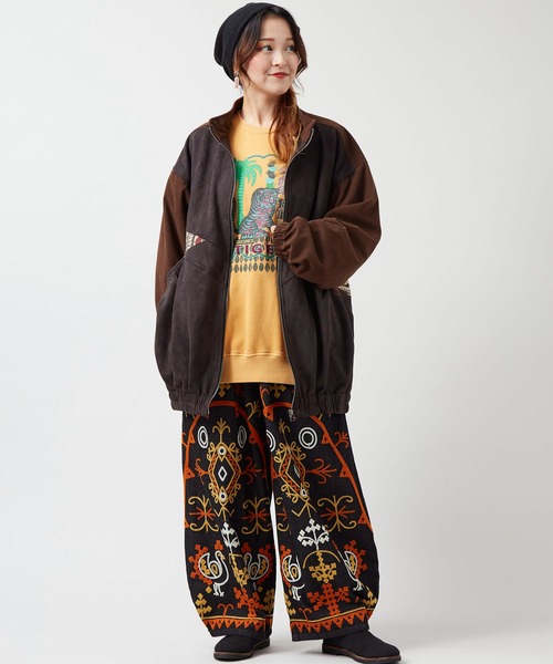 チャイハネ（チャイハネ）の「【チャイハネ】ジポアルMEN'Sジャケット（ブルゾン・メンズ・ブラック/レッド/ベージュ・FREE）」の9枚目の写真