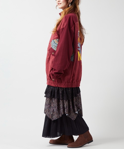 チャイハネ（チャイハネ）の「【チャイハネ】ジポアルMEN'Sジャケット（ブルゾン・メンズ・ブラック/レッド/ベージュ・FREE）」の12枚目の写真