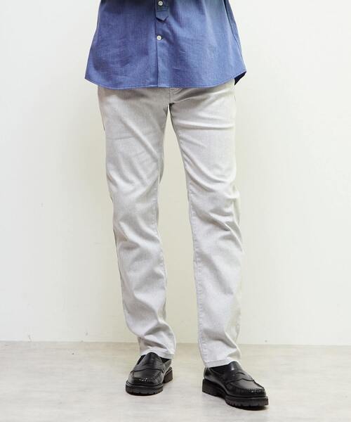 MEN'S MELROSE メンズメルローズ ヘリンボーン柄 ウール ツイード★ フーデッド コート Sz.4　メンズ 日本製　c512ta95 セールヘリンボーンメッシュハーフスリーブTシャツ（Tシャツ