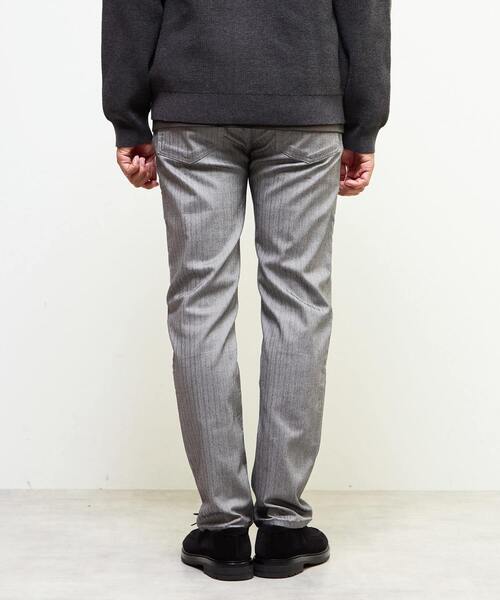 MEN'S MELROSE（メンズメルローズ）の「《WEB限定》【全6サイズ展開】ハイパーストレッチヘリンボーン5ポケットパンツ（その他パンツ・メンズ・グレー/ライトグレー/ブラウン/ネイビー・6/5/7/4/2/3）」の7枚目の写真