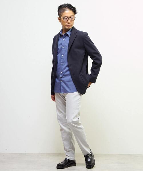MEN'S MELROSE（メンズメルローズ）の「《WEB限定》【全6サイズ展開】ハイパーストレッチヘリンボーン5ポケットパンツ（その他パンツ・メンズ・グレー/ライトグレー/ブラウン/ネイビー・6/5/7/4/2/3）」の19枚目の写真