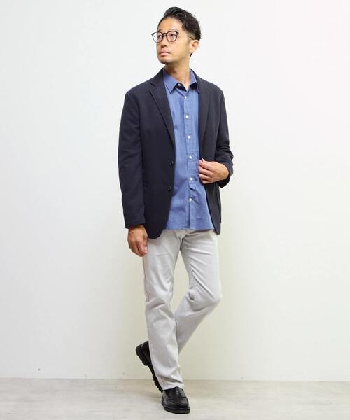 MEN'S MELROSE（メンズメルローズ）の「《WEB限定》【全6サイズ展開】ハイパーストレッチヘリンボーン5ポケットパンツ（その他パンツ・メンズ・グレー/ライトグレー/ブラウン/ネイビー・6/5/7/4/2/3）」の20枚目の写真