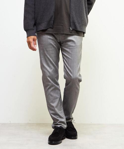 MEN'S MELROSE（メンズメルローズ）の「《WEB限定》【全6サイズ展開】ハイパーストレッチヘリンボーン5ポケットパンツ（その他パンツ・メンズ・グレー/ライトグレー/ブラウン/ネイビー・6/5/7/4/2/3）」の21枚目の写真