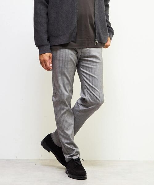 MEN'S MELROSE（メンズメルローズ）の「《WEB限定》【全6サイズ展開】ハイパーストレッチヘリンボーン5ポケットパンツ（その他パンツ・メンズ・グレー/ライトグレー/ブラウン/ネイビー・6/5/7/4/2/3）」の22枚目の写真