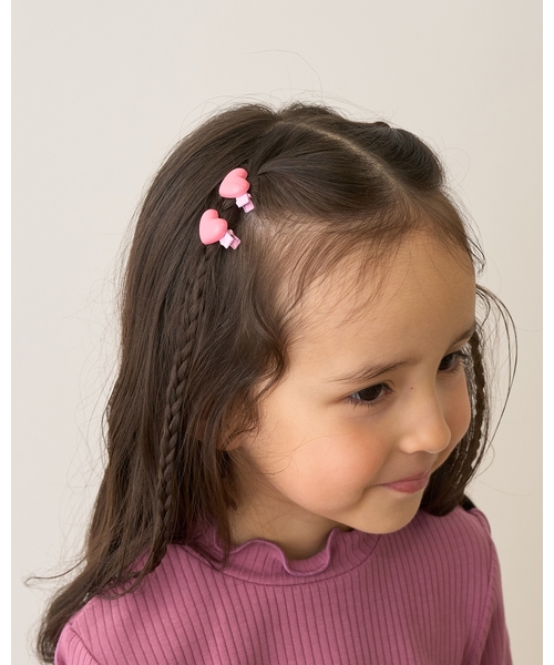 セール】ミニミニハートヘアクリップ2Pセット（その他ヘアアクセサリー