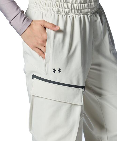 UNDER ARMOUR（アンダーアーマー）の「UAアンストッパブル カーゴパンツ（ライフスタイル/レディース）（その他パンツ・レディース・オフホワイト・S/L/M/XL）」の6枚目の写真